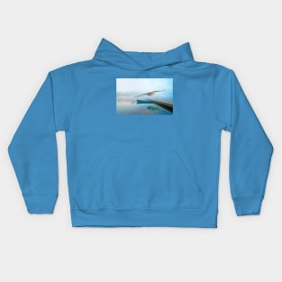 Great Grey Owl in Georgia Kids Hoodie